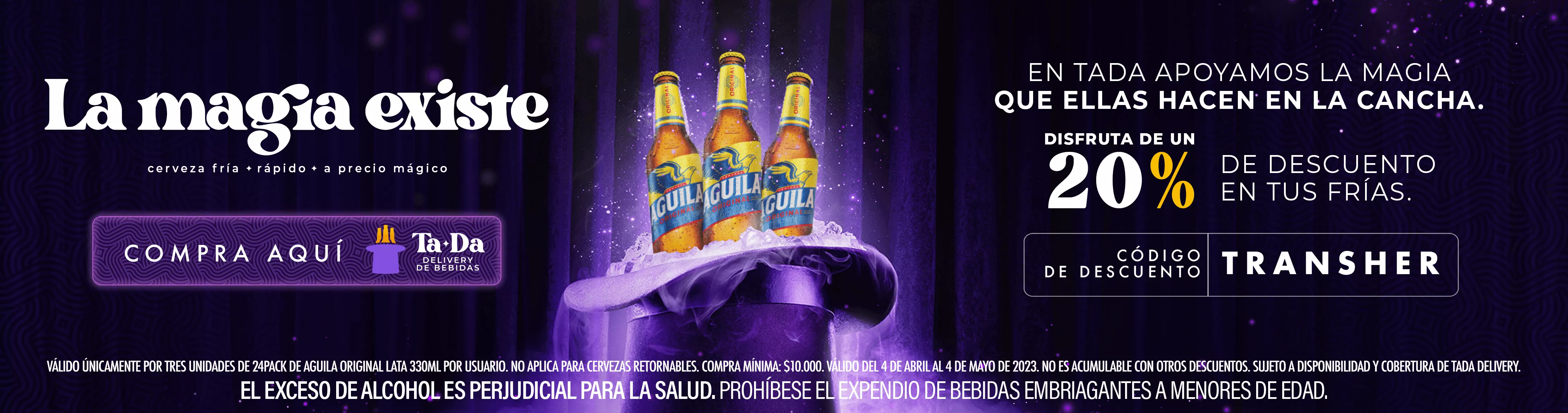 Cerveza Aguila en TaDa